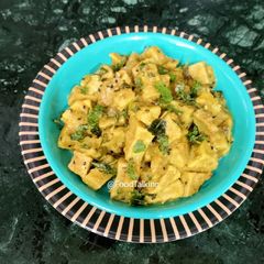 A picture of Suran/ Gimikand Dry Subji(no onion garlic.