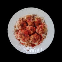 A picture of Dahi Vada.