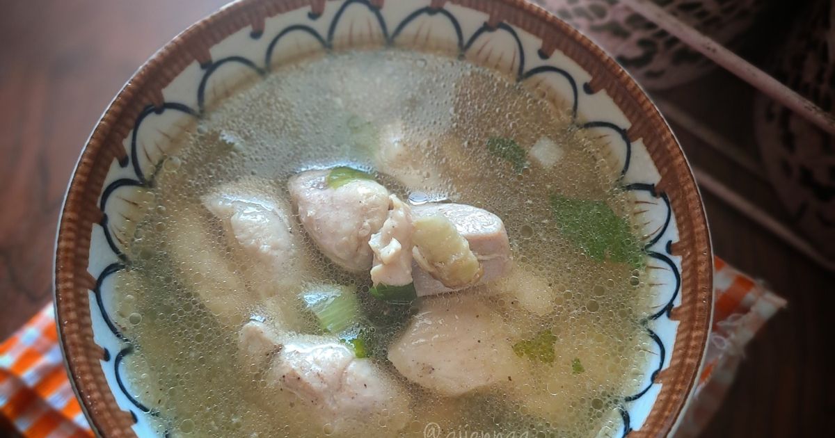 Sop Ayam ala Hainan