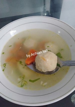 Foto resep Sup baso ikan(batita)