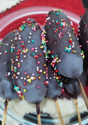 Foto resep Es Pisang Coklat Tebel