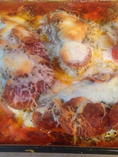 A picture of Pizza chicken.