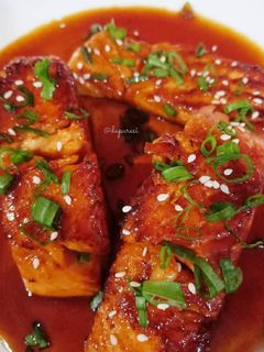 Foto resep Salmon Honey teriyaki glaze