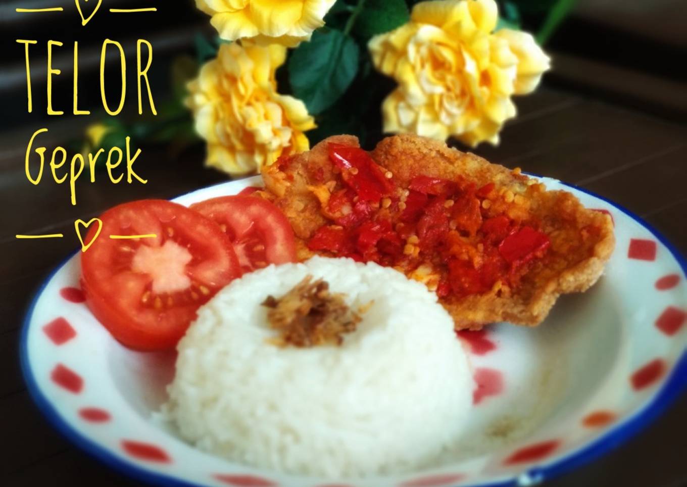 Telor Geprek