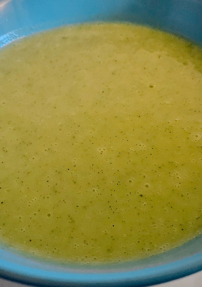 Una foto de Crema de calabacín