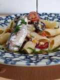 Ensalada simple con mostacholi