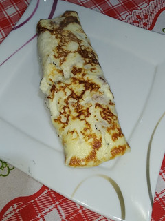 Una foto de Tortilla de yogur en sartén sin harina