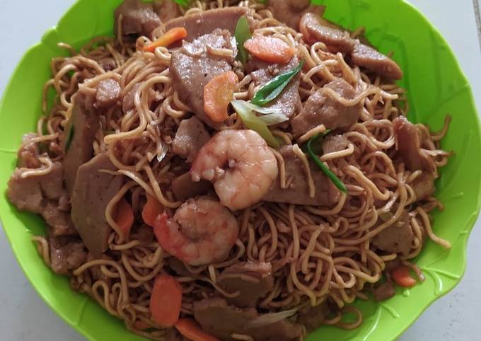 Tutorial Memasak Resep Mie goreng campur