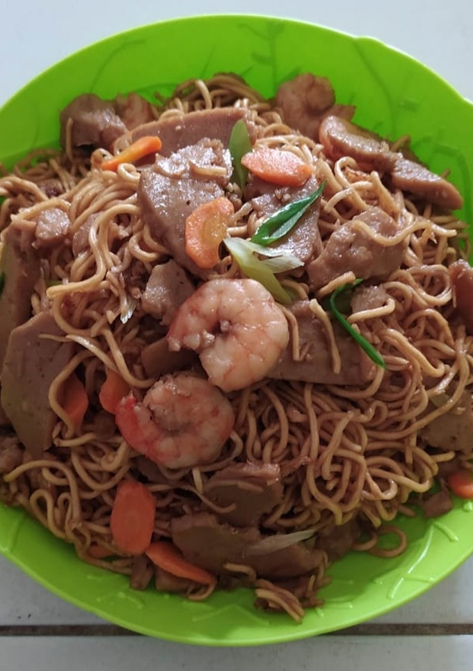 Foto resep Mie goreng campur