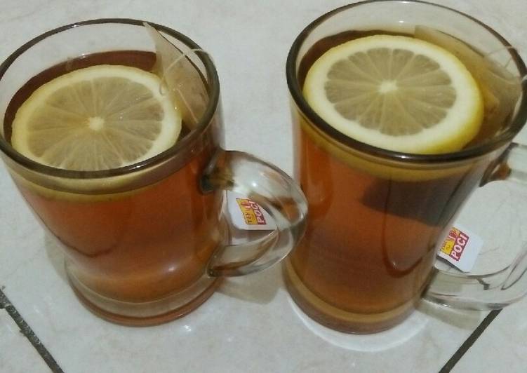 RECOMMENDED! Begini Resep Rahasia Poci lemon tea Gampang Banget