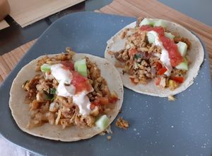 Una foto de Tacos de pescado con comino (opción sana)