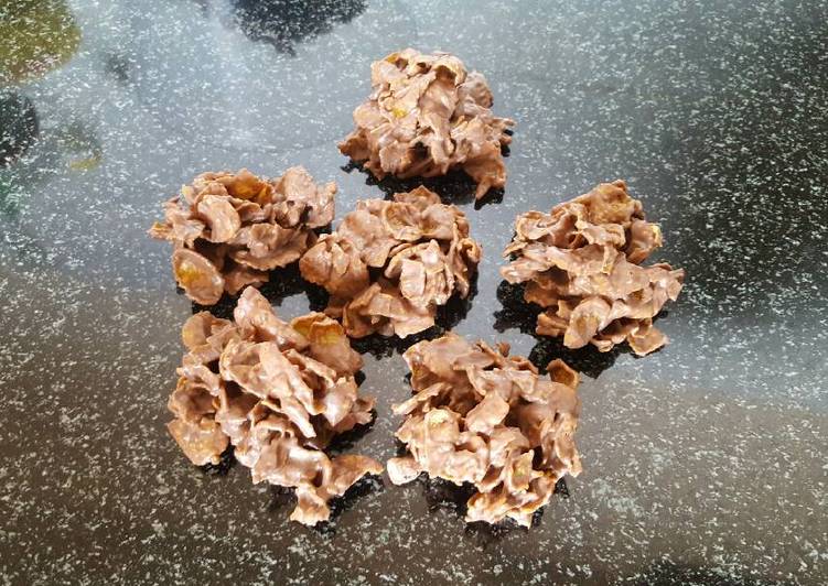 Corn flakes cluster