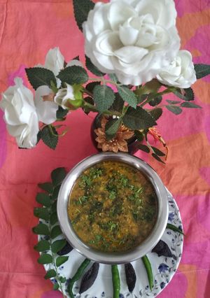 खानदेशी आमसूल कढी (khandeshi amsul kadhi recipe in marathi) रेसिपी चे मुख्य फोटो 