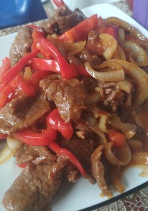 Foto resep Spicy Beef teriyaki