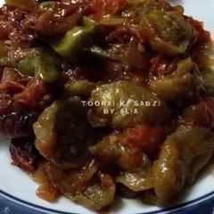 A picture of Toorai ki sabzi.