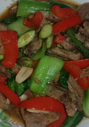 Foto resep Daging paprika simple
