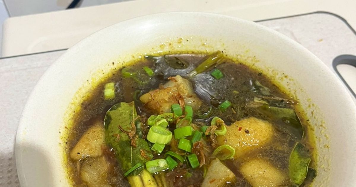 Rawon kikil (Bumbu BMM)