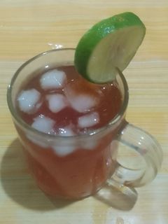 Foto resep Es teh jeruk nipis
