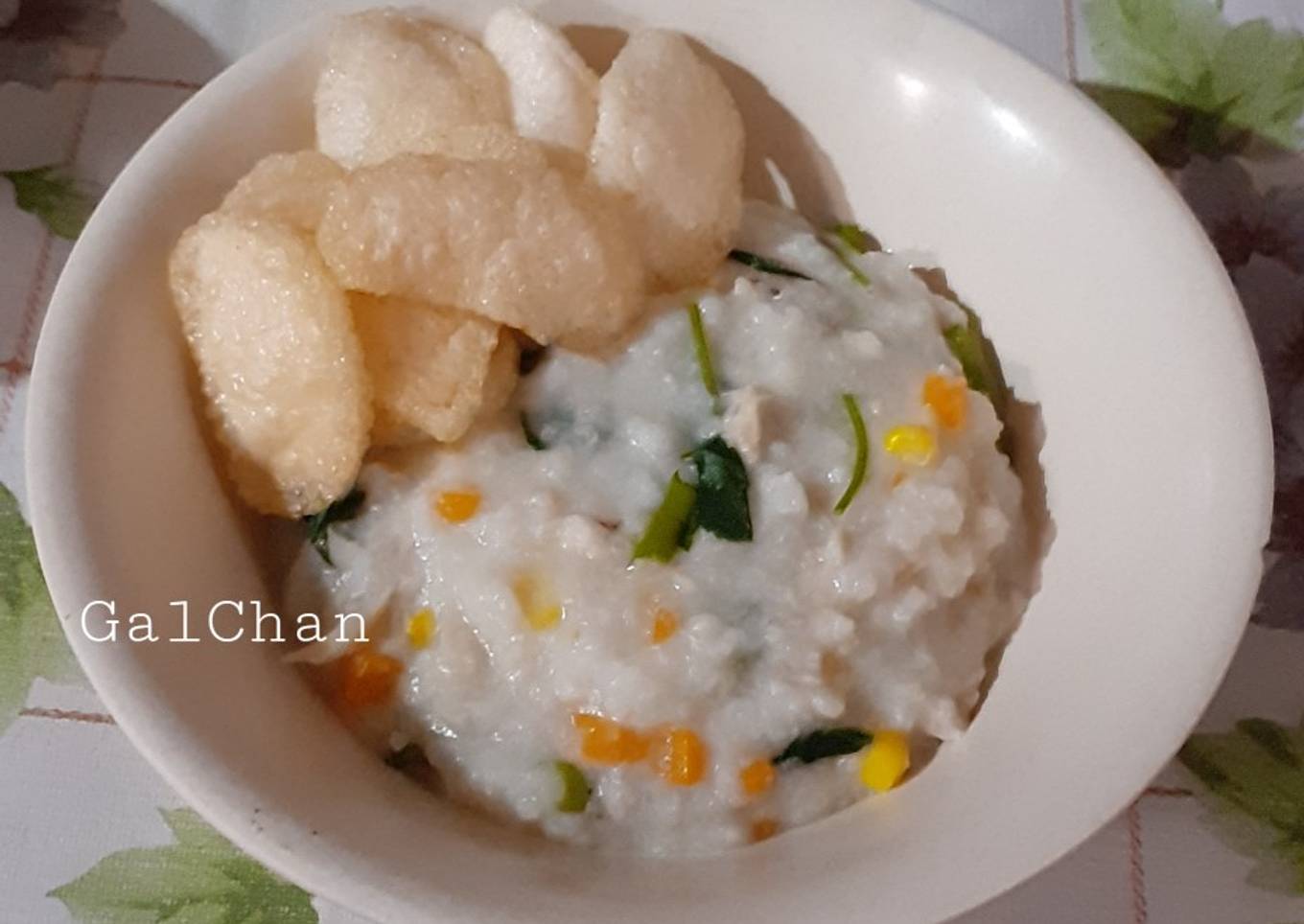 Bubur Ayam + Sayur Sehat Instan (in less than 15mnt)