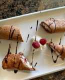CREPES DE CHOCOLATE 🍫🍓
