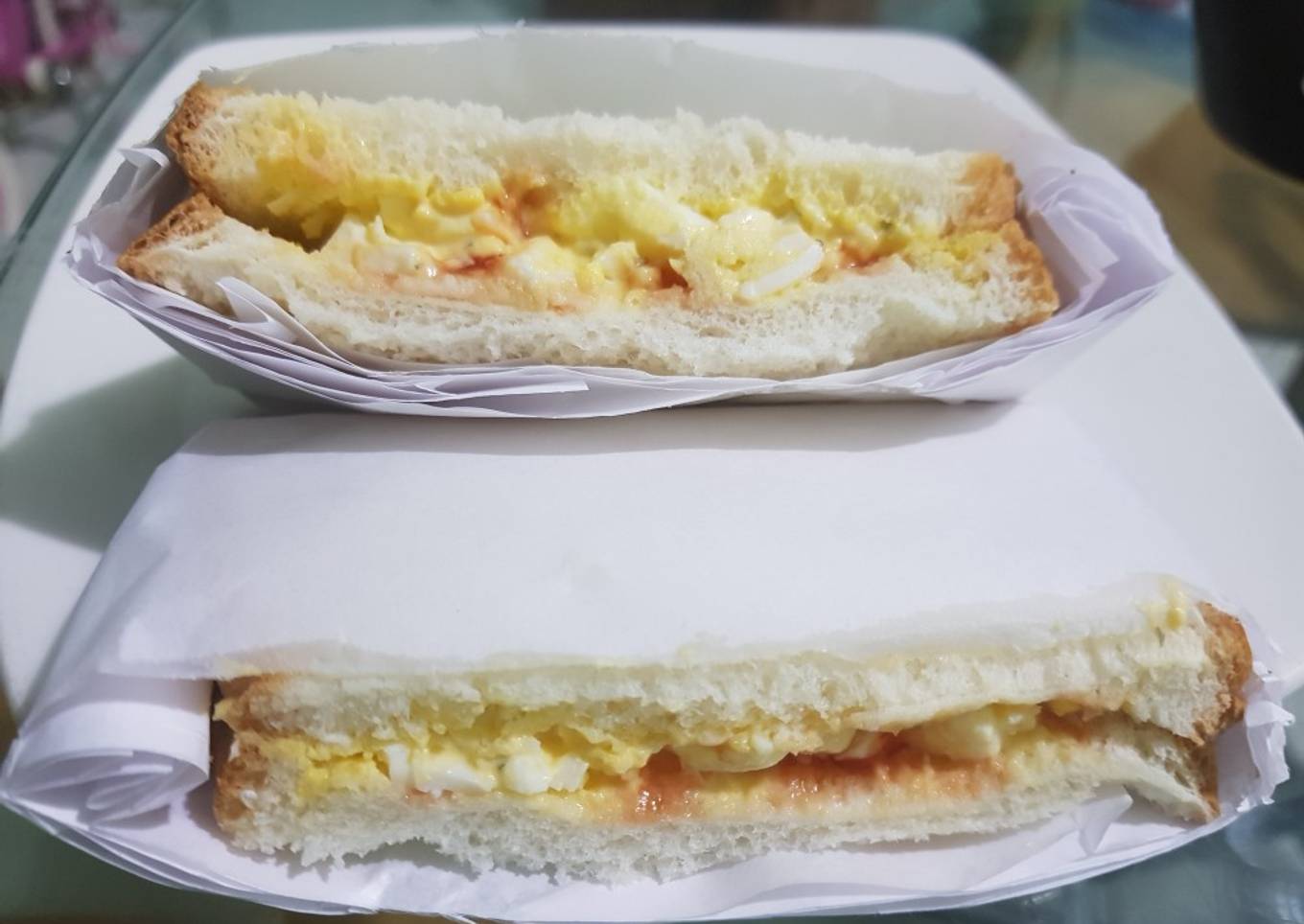 Simple tamago sandwich