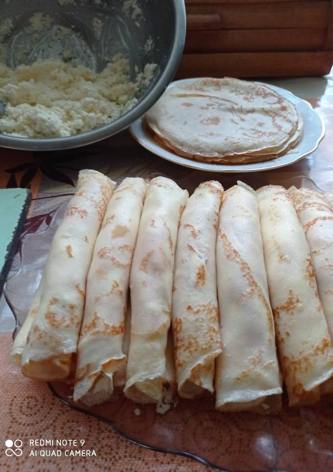 Млинці з сиром