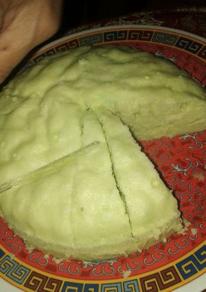 Foto resep Bolu pandan kukus agar2 hijau tanpa pengembang