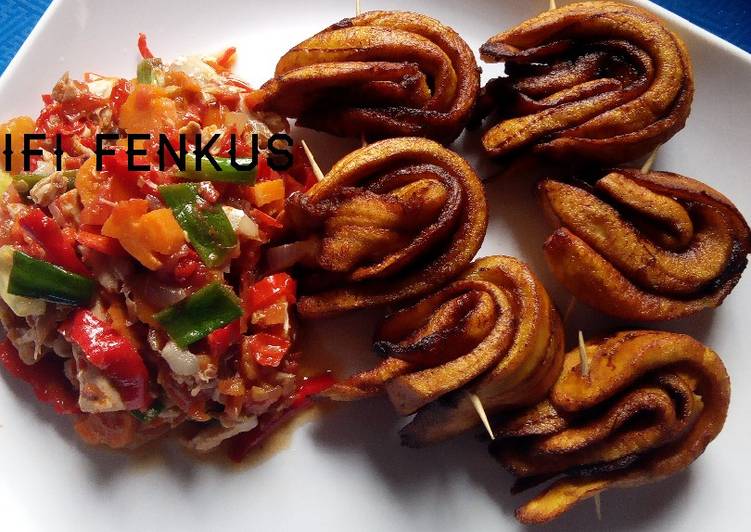 Easiest Way to Make Favorite Fried plantain and sauce
