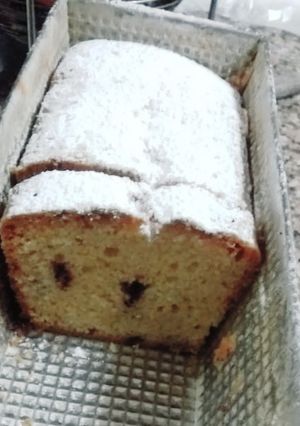 Una foto de Budín con chispas de chocolate