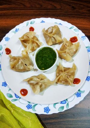 A picture of Soy momos.