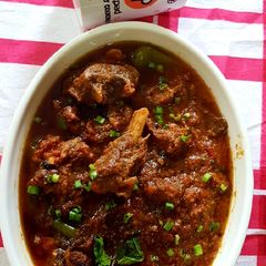 A picture of Mutton Karahi.