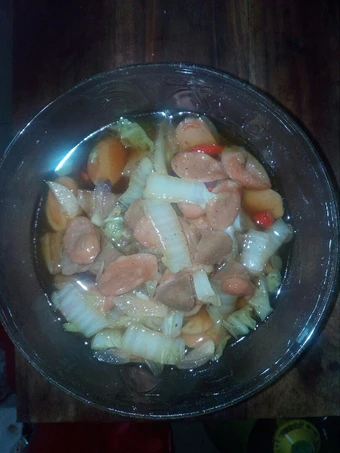 Cara Mudah Membikin Resep Tumis Sawi putih, sosis dan pentol yang Bikin Ngiler Anti Ribet, Bisa Manjain Lidah