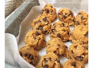 Foto resep Peanut butter choccochips cookies / skippy cookies