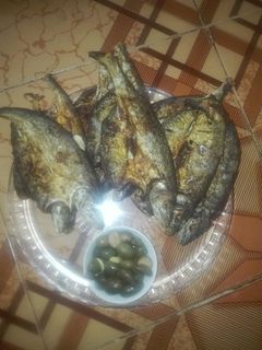 عکسی از دستور ماهی سرخ شده