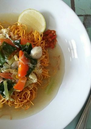 Foto resep Mie titi seger enak