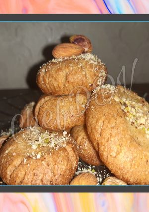 A picture of Almond Pistachios Cookies.
