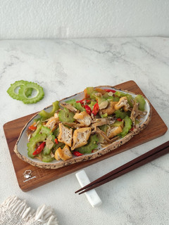 Foto resep Oseng Pare Teri Tahu