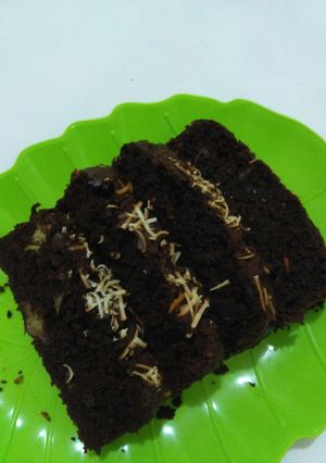 Foto resep "Brownies pisang" eggless