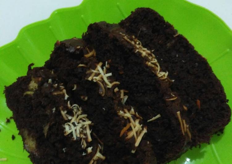 "Brownies pisang" eggless