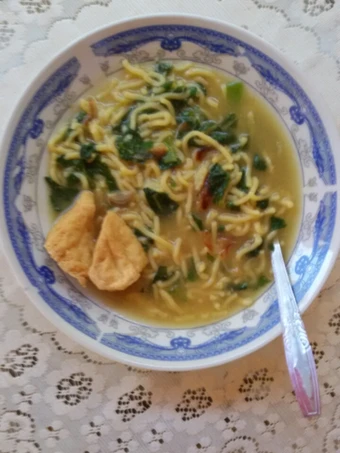 Cara Gampang Membikin Resep Mie kangkung kuah yang Menggugah Selera Anti Ribet, Sempurna