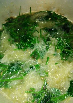 Foto resep Sayur sop daun labu siam bihun