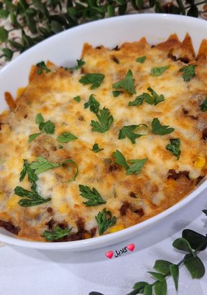 عکسی از دستور خوراک سیب زمینی و گوشت 😋
