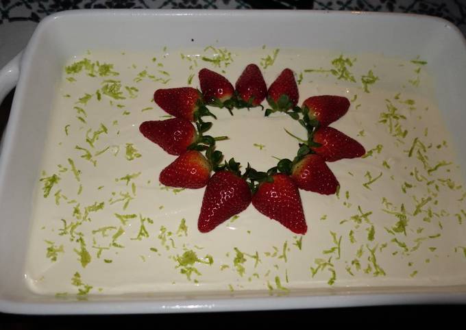 Steps to Make Perfect No bake Lemon cheese cake