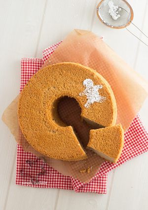 蜂蜜薑味戚風蛋糕- 聖誕趴伴手禮 的食譜成品照片