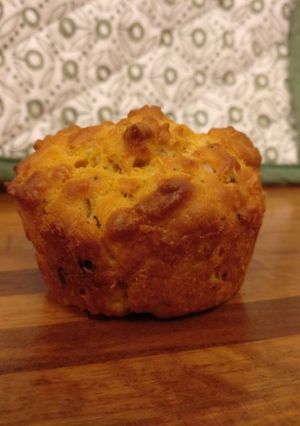A picture of Cheese & Chorizo Muffins.