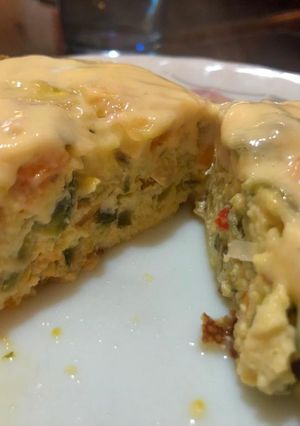 Una foto de Soufflé de zapallitos