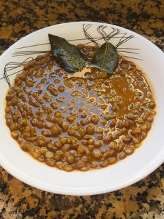 Una foto de Lentejas de mi abuelita
