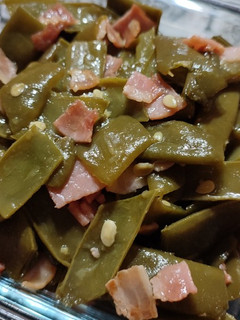 Una foto de Judías verdes con bacon