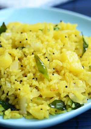 A picture of Simple poha.