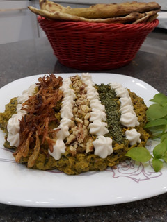 عکسی از دستور کشک و بادمجان